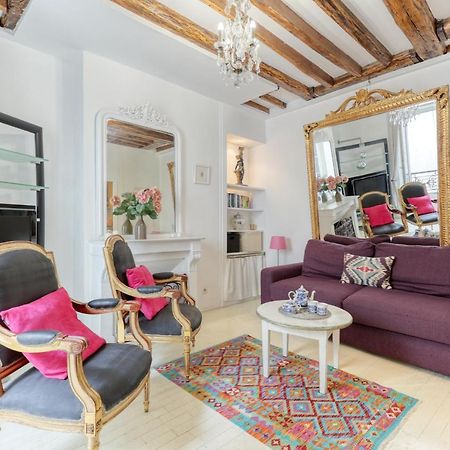 Parisian Cocoon 1Bdr Flat - Prime Loc Le Marais Apartment Luaran gambar